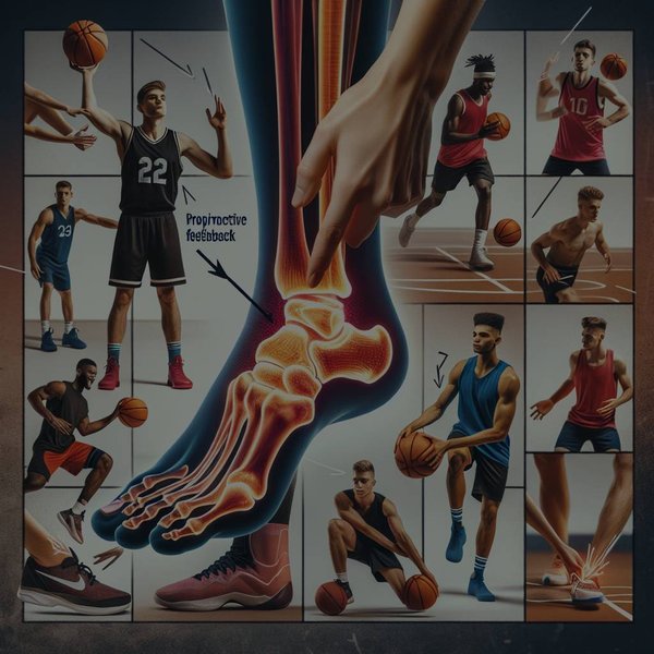 Quel est le rôle de la proprioception dans la prévention des entorses de la cheville chez les basketteurs?